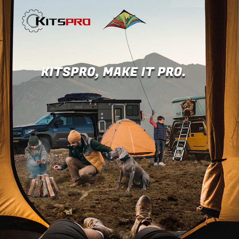 KitsPro مساعدة الباب الخلفي للشاحنة من KitsPro لسيارة Ford F-250 F-350 Super Duty 2017-2024 ملحقات الشاحنة دعامة تخميد الباب الخلفي، حزمة من 1 - Image 2